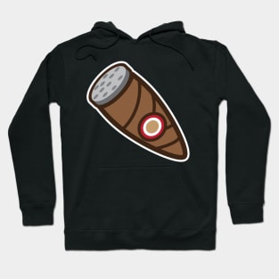 vector illustration of a cigar to smoke Hoodie